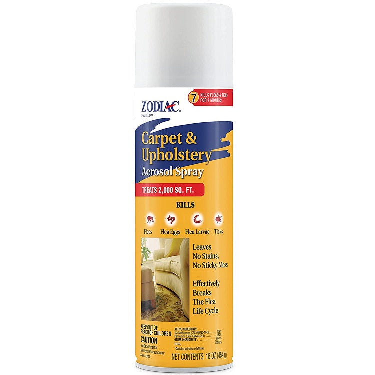 ZODIAC Carpet & Upholstery Aerosol Flea/Tick Spray, 16 oz. — Ellington Agway